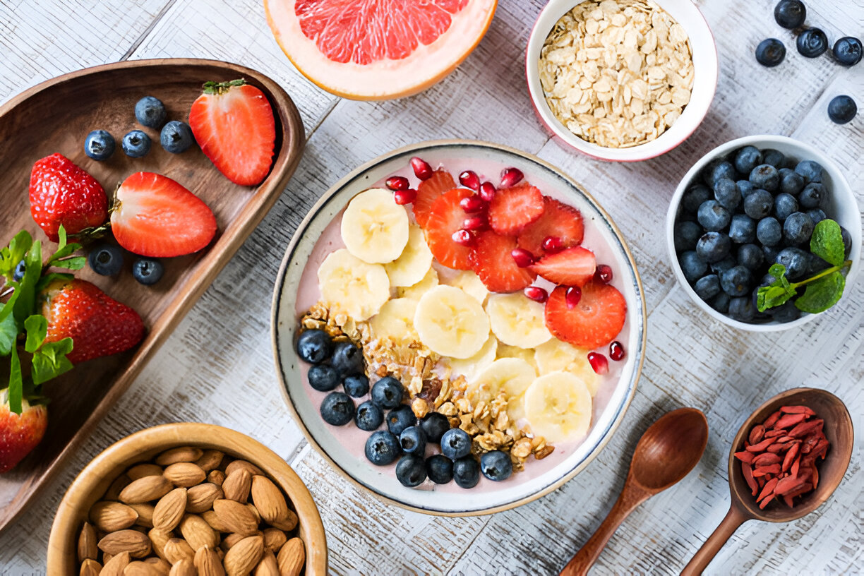 Smoothie de Iogurte Natural com Frutas